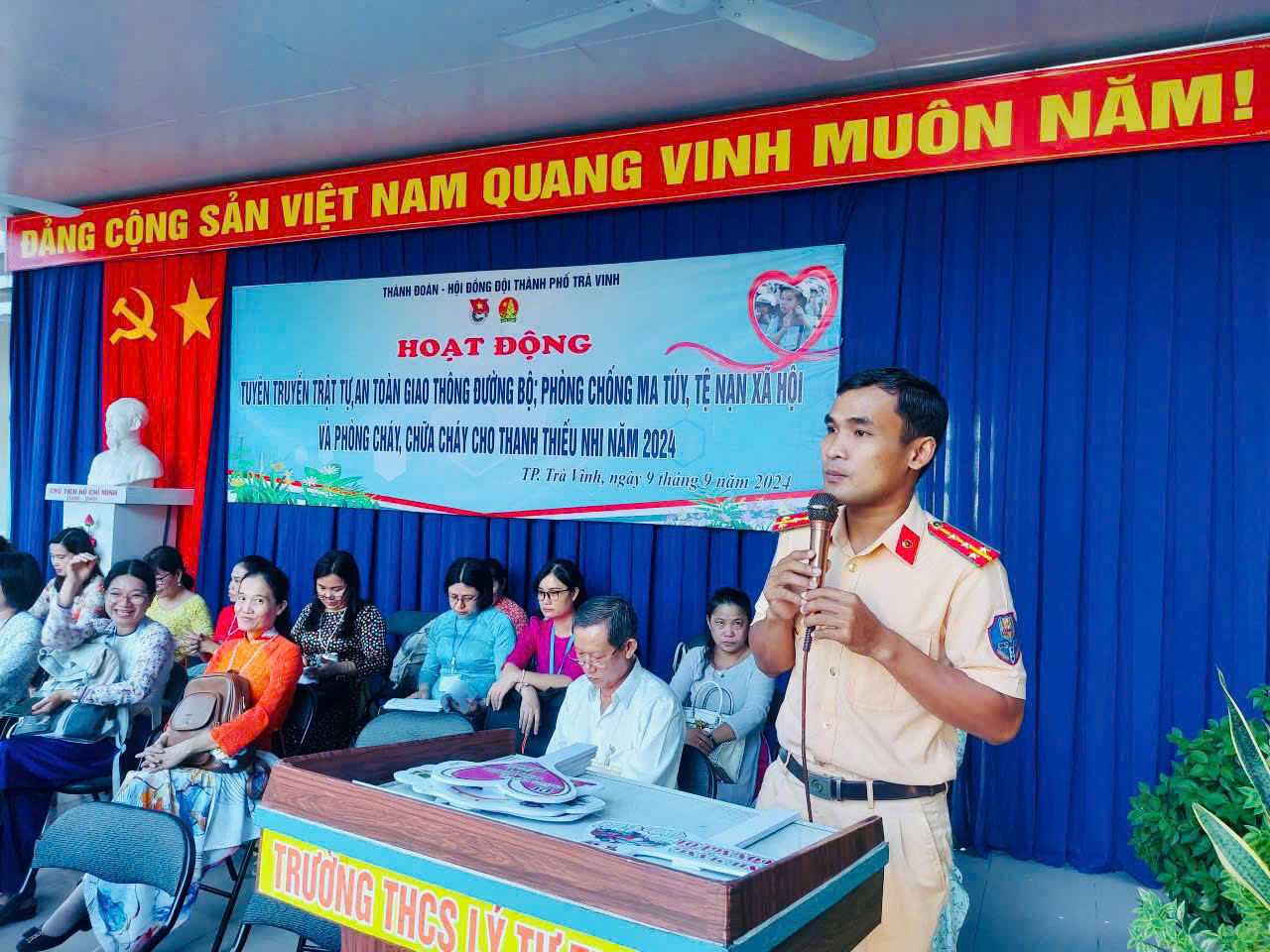 Thành đoàn Trà Vinh tổ chức hoạt động tuyên truyền phòng, chống ma túy cho thanh thiếu nhi năm 2024